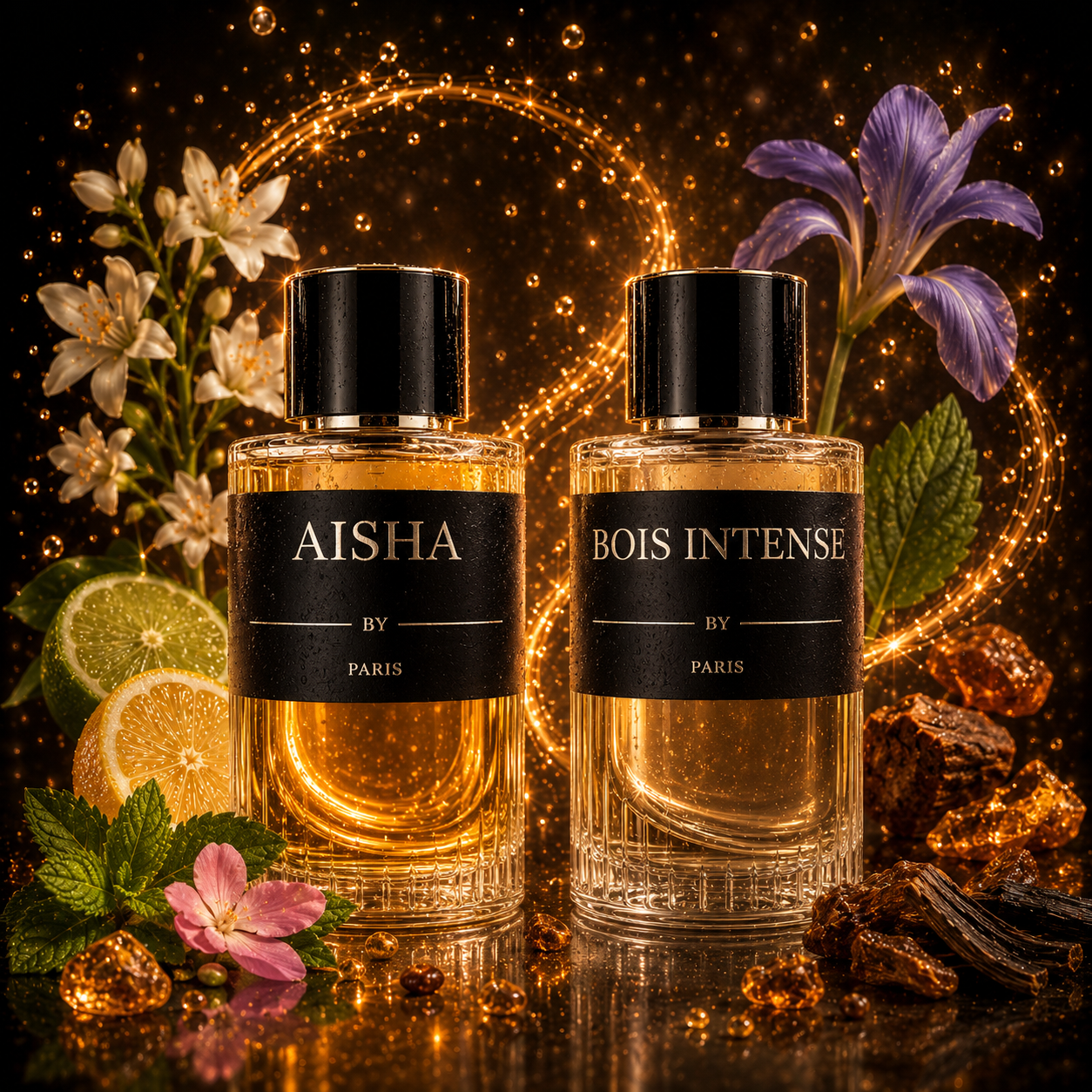CQZ Aïshα & B0IS Intense Eau de Parfum Duo 2x50ml | Parfum de luxe longue durée et non sexiste