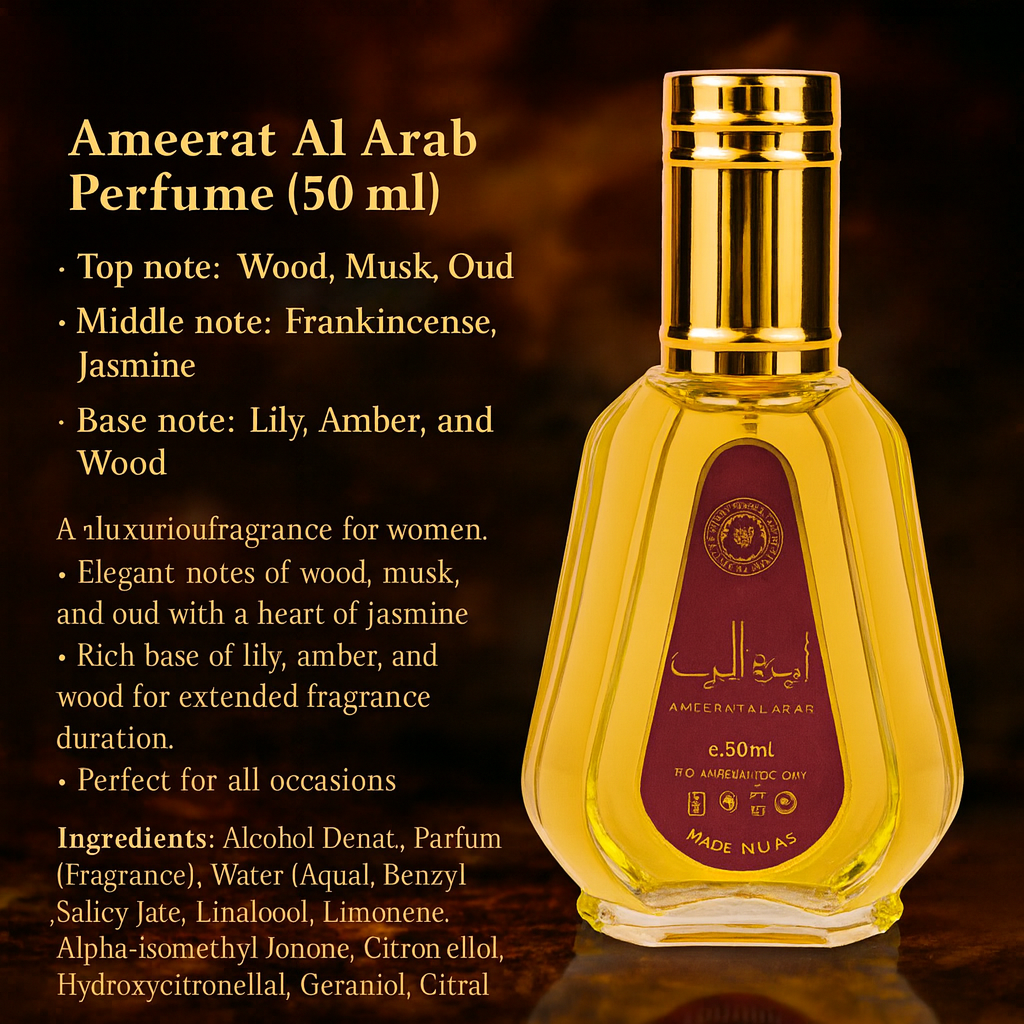Lattafa - Ameerat Al Arab 50ML Eau de parfum Femme
